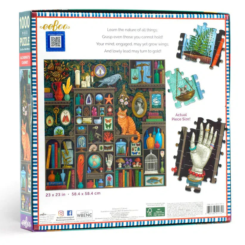 Alchemist's Cabinet 1000 Piece Jigsaw Puzzle eeBoo (ONLINE ORDER ONLY)