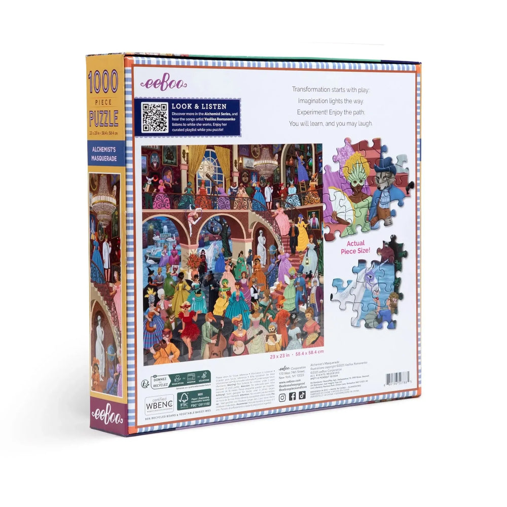 Alchemist's Masquerade 1000 Piece Jigsaw Puzzle eeBoo (ONLINE ORDER ONLY)