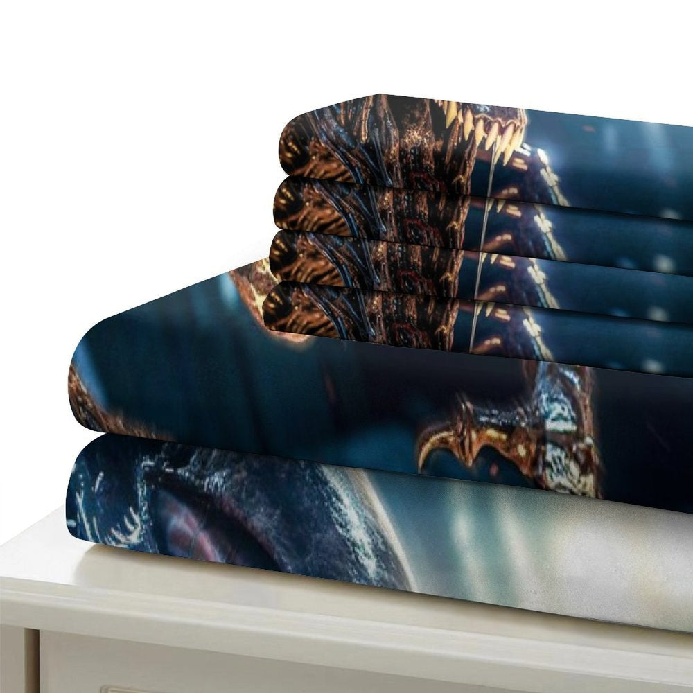 Alien Romulus Bedding Set Pattern Quilt Cover Without Filler (Online Order Only)