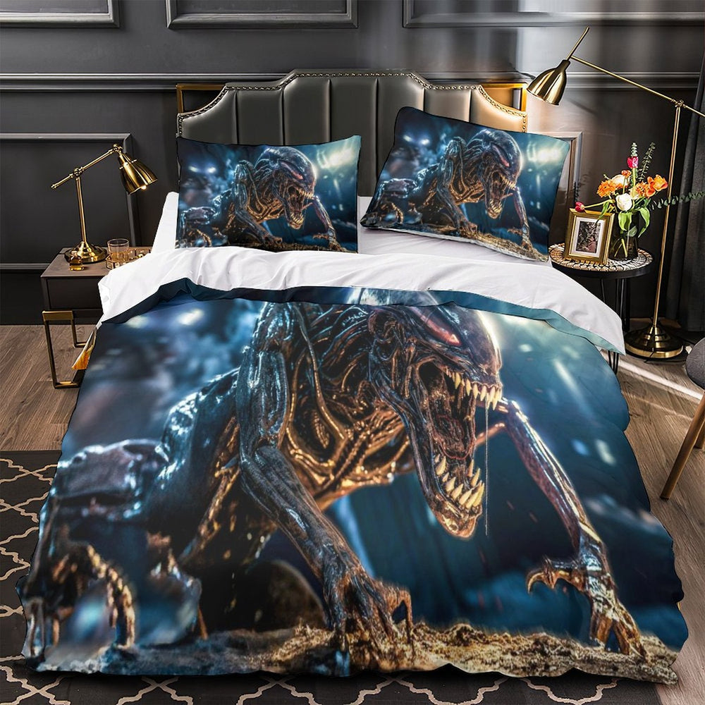 Alien Romulus Bedding Set Pattern Quilt Cover Without Filler (Online Order Only)