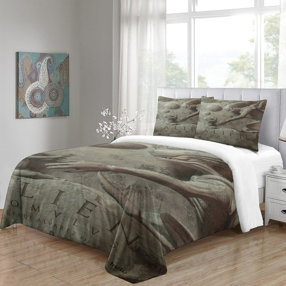Alien Romulus Bedding Set Pattern Quilt Cover Without Filler (Online Order Only)