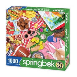 All American Picnic 1000 Piece Jigsaw Puzzle Springbok (ONLINE ORDER ONLY)