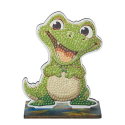 Alligator "Misunderstood" Crystal Art Buddies Kit Craft Buddy (ONLINE ORDER ONLY)