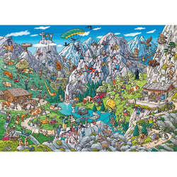 Alpine Fun 1000 Piece Jigsaw Puzzle Heye (ONLINE ORDER ONLY)