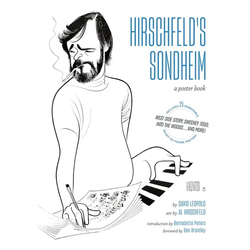 Hirschfeld's Sondheim: A Poster Book - Paperback (ONLINE ORDER ONLY)