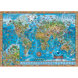 Amazing World Map Art 2000 Piece Jigsaw Puzzle Heye (ONLINE ORDER ONLY)