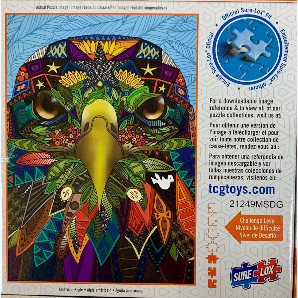 American Eagle Brights 300 Piece Jigsaw Puzzle Sure Lox (ONLINE ORDER ONLY)