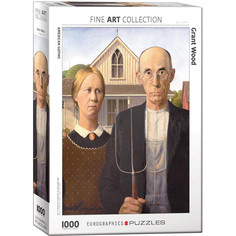 American Gothic 1000 Piece Jigsaw Puzzle Eurographics (ONLINE ORDER ONLY)
