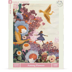 Among Flowers 500 Piece Jigsaw Puzzle NYPC (ONLINE ORDER ONLY)