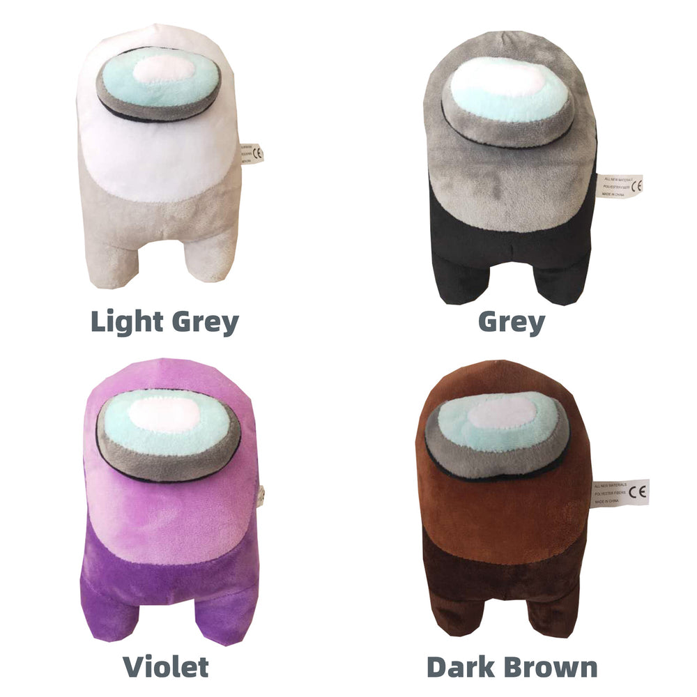 Among Us Cute Plush Stuffed Collectible toys (Brown) kawaii Video Game Characters (ONLINE ORDER ONLY)