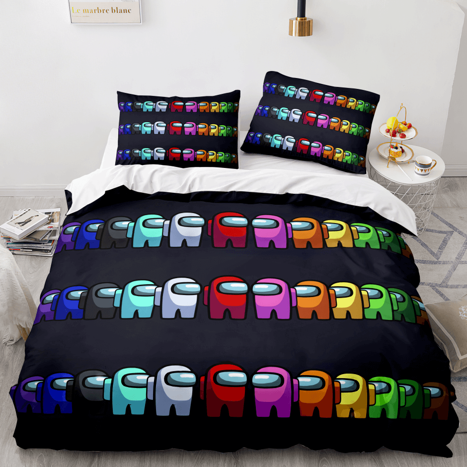 Among Us PatternCosplay Bedding Sets Quilt Cover (Online Order Only)