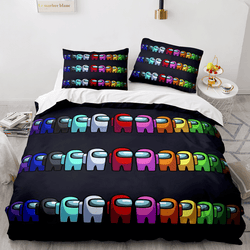 Among Us PatternCosplay Bedding Sets Quilt Cover (Online Order Only)