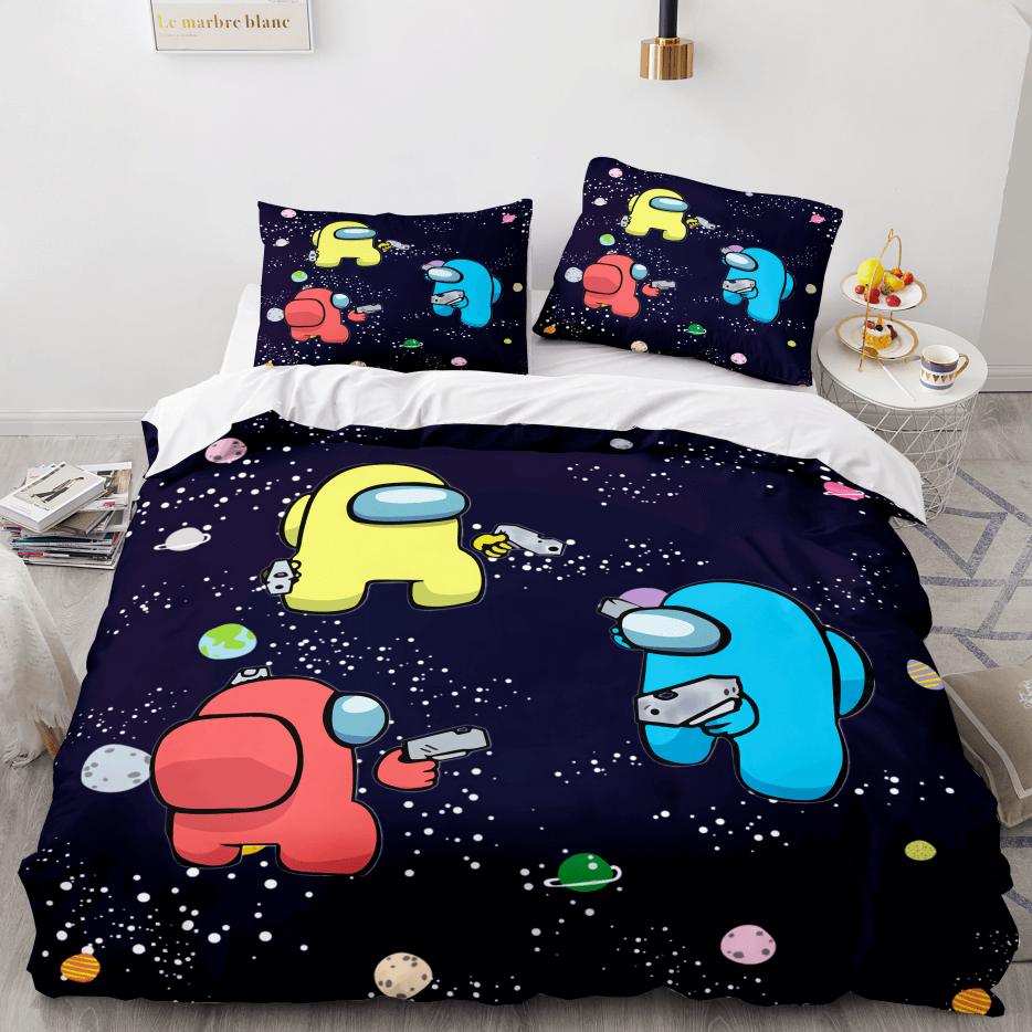 Among Us PatternCosplay Bedding Sets Quilt Cover (Online Order Only)