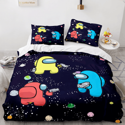 Among Us Bedding Set Duvet Cover Bed Sets (Online Order Only)