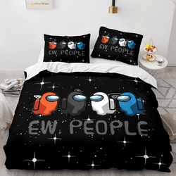 Among Us PatternCosplay Bedding Sets Quilt Cover (Online Order Only)