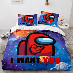 Among Us PatternCosplay Bedding Sets Quilt Cover (Online Order Only)