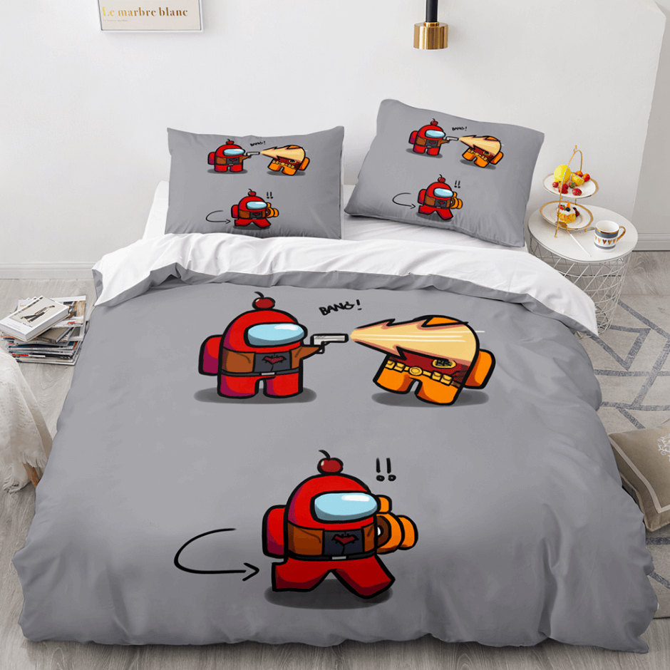Among Us PatternCosplay Bedding Sets Quilt Cover (Online Order Only)