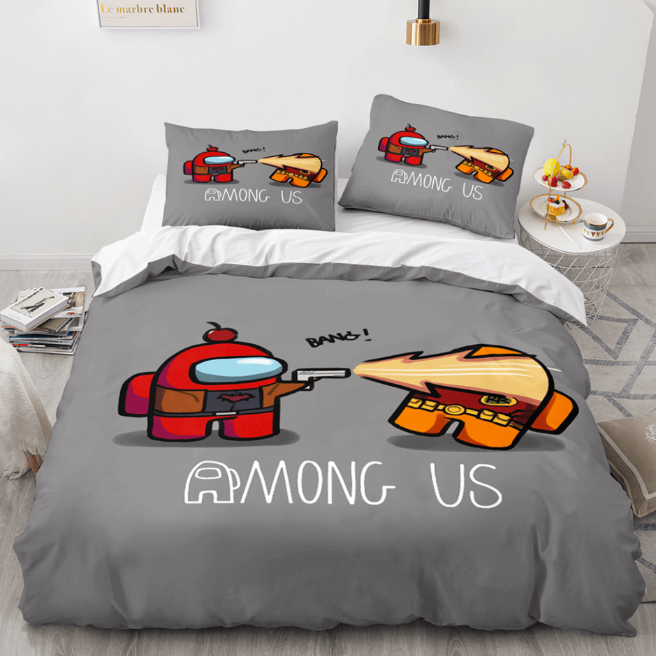 Among Us PatternCosplay Bedding Sets Quilt Cover (Online Order Only)