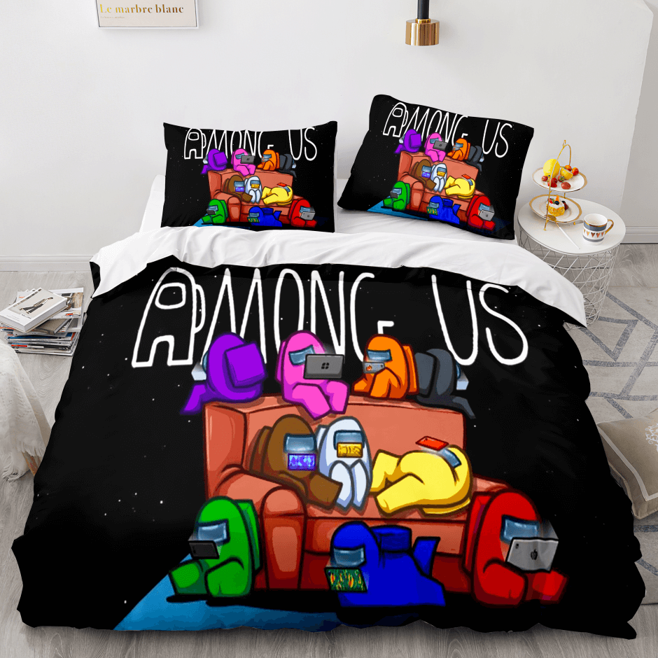 Among Us PatternCosplay Bedding Sets Quilt Cover (Online Order Only)