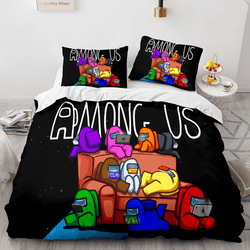 Among Us PatternCosplay Bedding Sets Quilt Cover (Online Order Only)