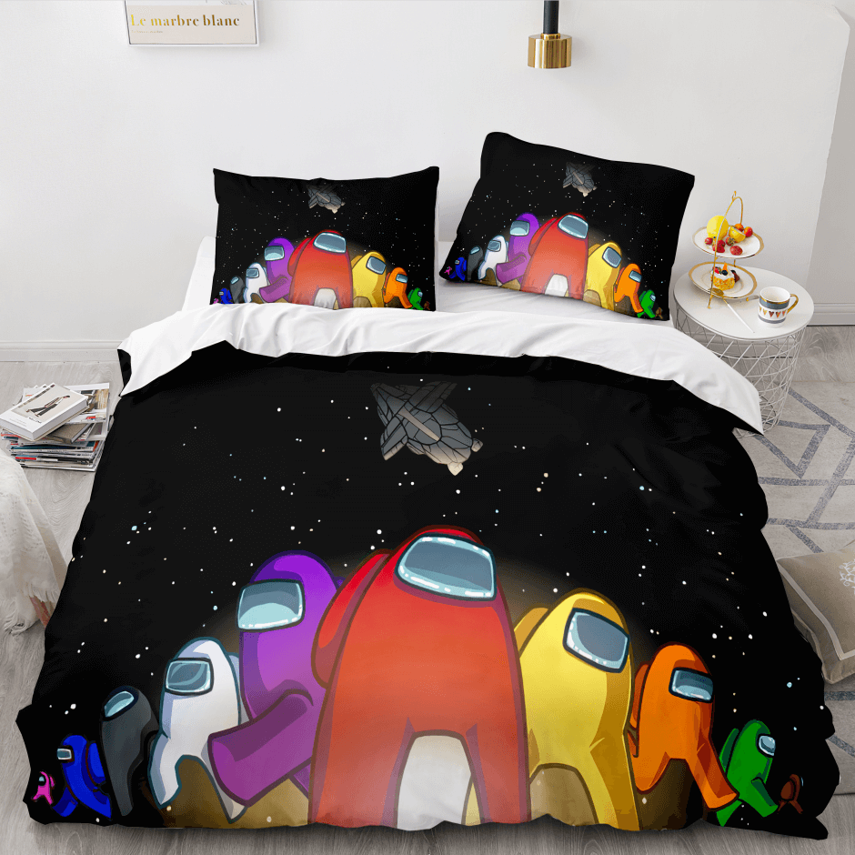 Among Us PatternCosplay Bedding Sets Quilt Cover (Online Order Only)