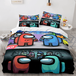 Among Us PatternCosplay Bedding Sets Quilt Cover (Online Order Only)