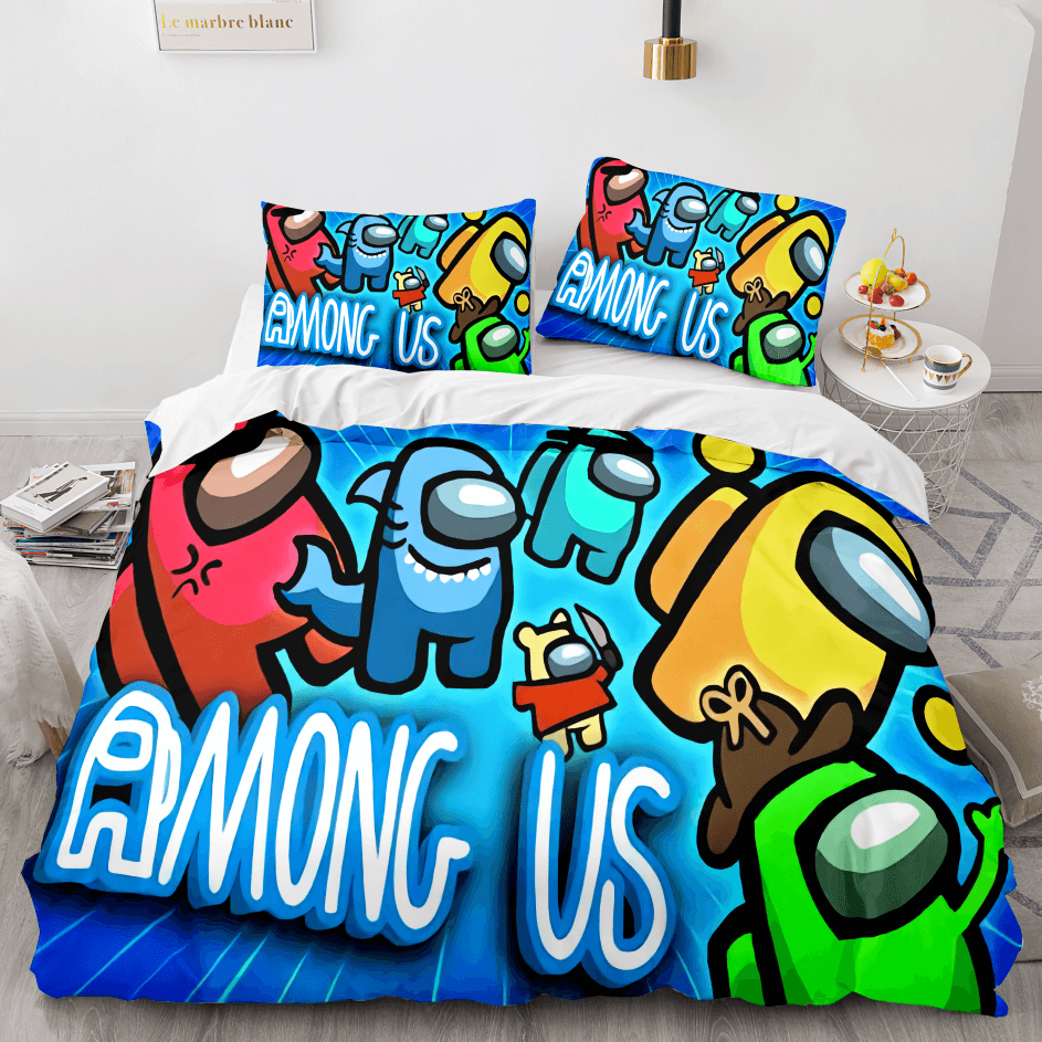 Among Us PatternCosplay Bedding Sets Quilt Cover (Online Order Only)