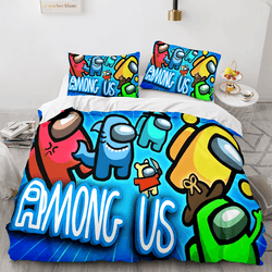 Among Us PatternCosplay Bedding Sets Quilt Cover (Online Order Only)