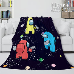 Among Us Soft Flannel Blanket Fleece Throw Blanket Bedding Sets (Online Order Only)