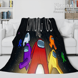 Among Us Flannel Fleece Blanket (Online Order Only)