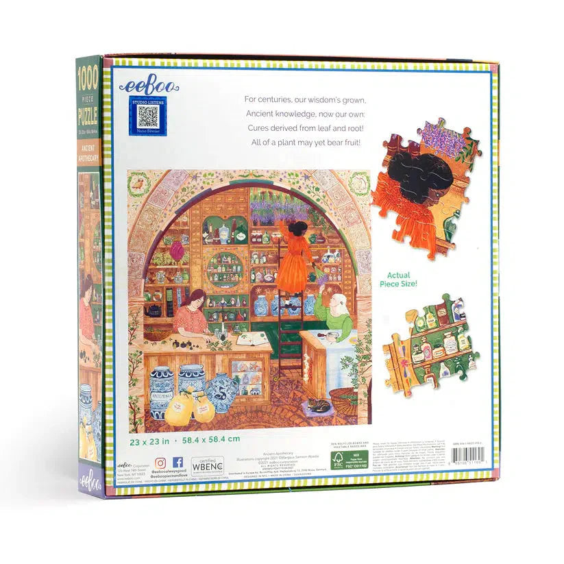 Ancient Apothecary 1000 Piece Jigsaw Puzzle eeBoo (ONLINE ORDER ONLY)