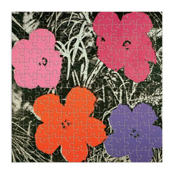 Andy Warhol Flowers 144 Piece Wood Jigsaw Puzzles Galison (ONLINE ORDER ONLY)