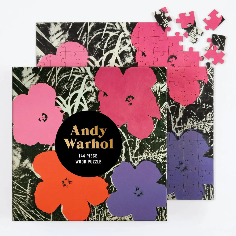 Andy Warhol Flowers 144 Piece Wood Jigsaw Puzzles Galison (ONLINE ORDER ONLY)
