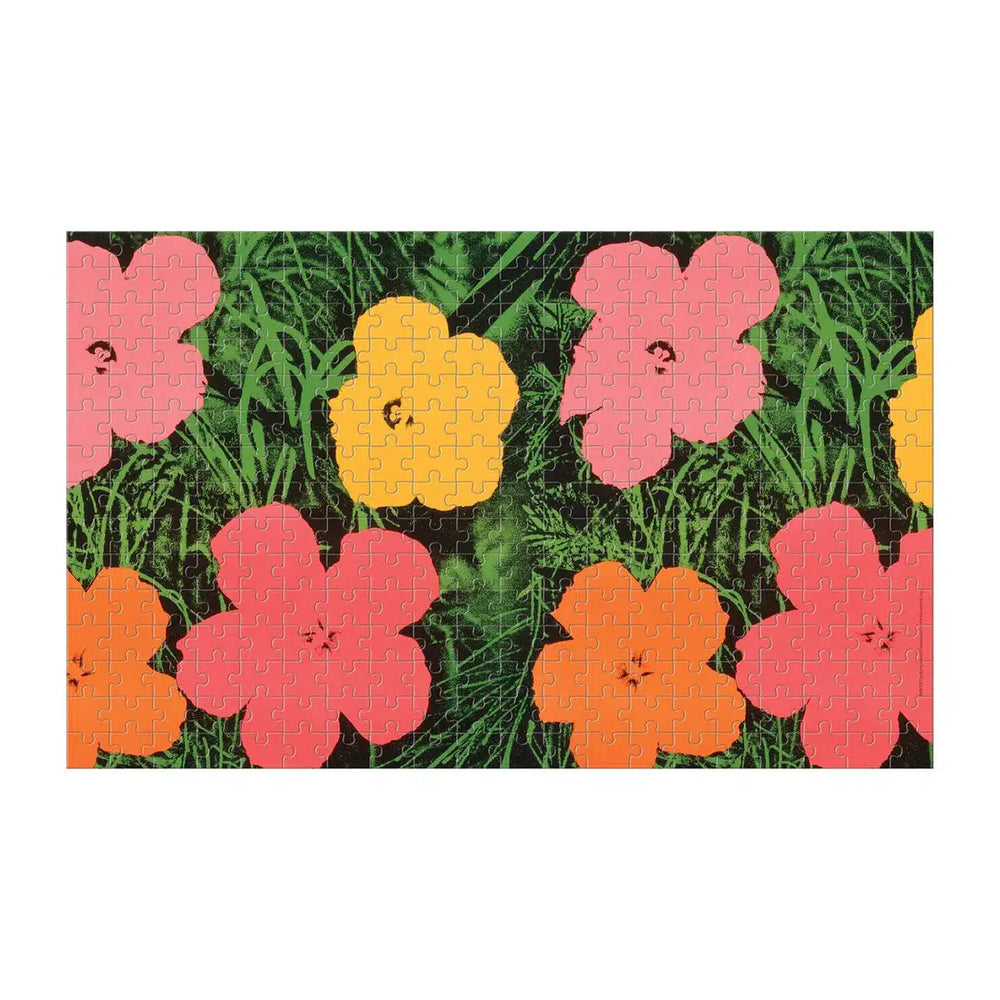Andy Warhol Flowers 300 Piece Lenticular Jigsaw Puzzle Galison (ONLINE ORDER ONLY)