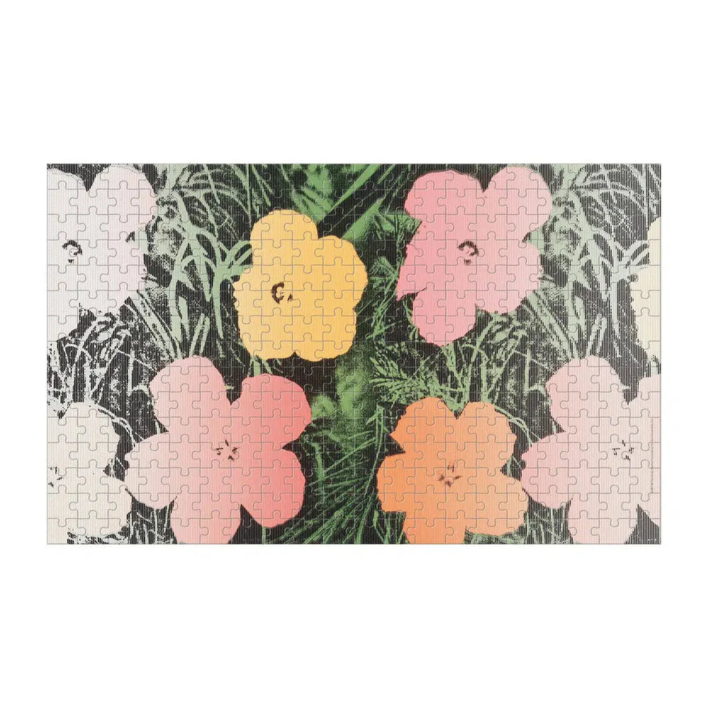 Andy Warhol Flowers 300 Piece Lenticular Jigsaw Puzzle Galison (ONLINE ORDER ONLY)
