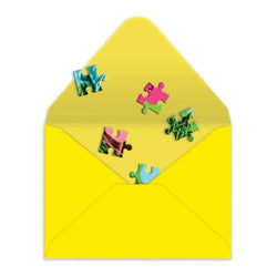 Andy Warhol Flowers Greeting Card 60 Piece Jigsaw Puzzle Galison