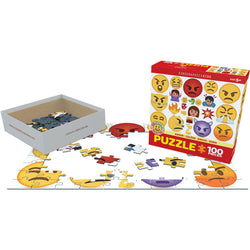 Anger Emoji 100 Piece Jigsaw Puzzle Eurographics (ONLINE ORDER ONLY)