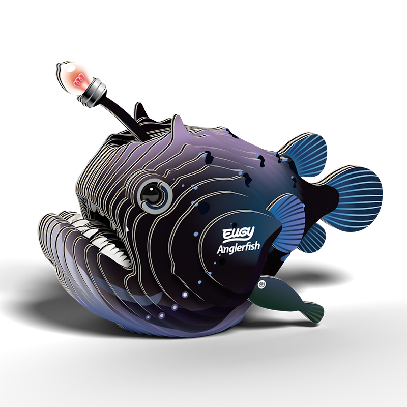Anglerfish 3D Cardboard Model Kit Eugy (ONLINE ORDER ONLY)