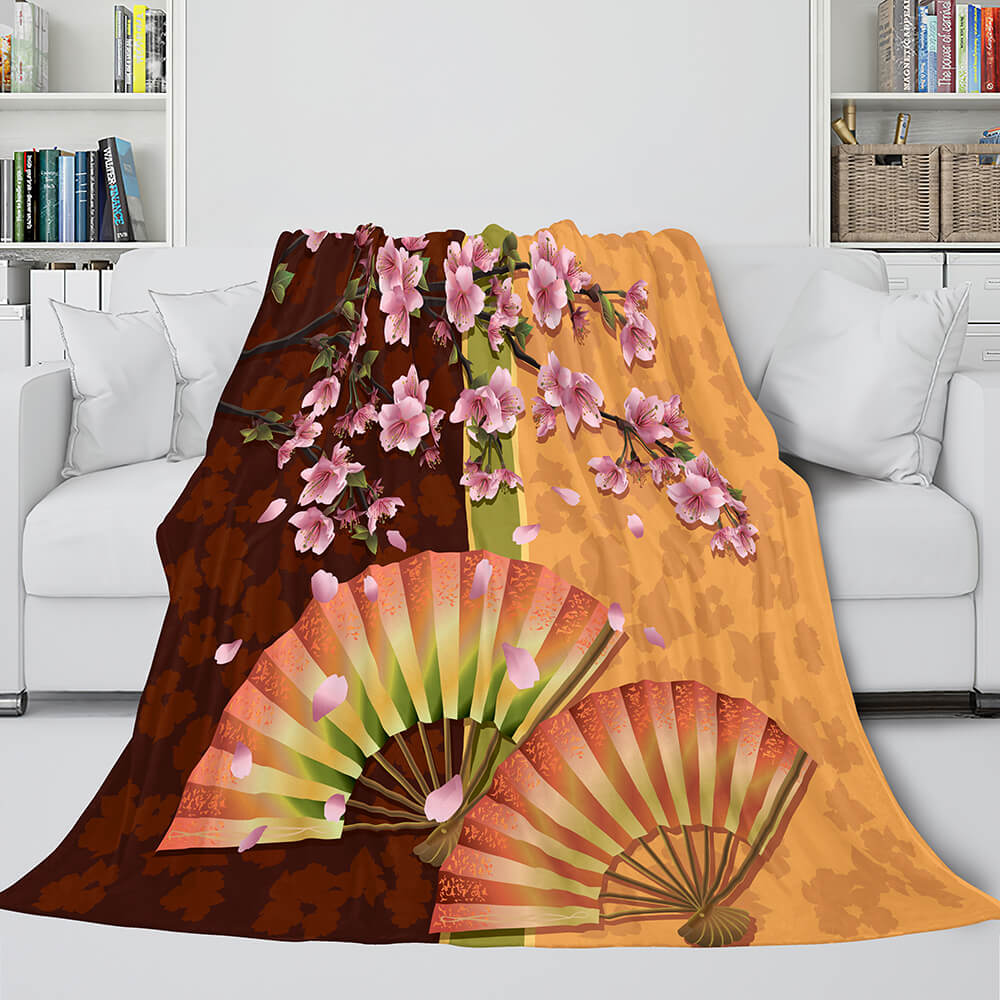 Animal Flower Soft Flannel Fleece Throw Cosplay Blanket (Online Order Only)