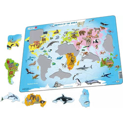 Animals of the World 28 Piece Tray Jigsaw Puzzle Larsen