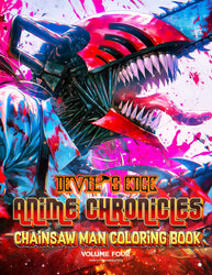 Anime Chronicles: Devil’s Edge – A Chainsaw Man Coloring Book (Volume 4) PDF (ONLINE ORDER ONLY)