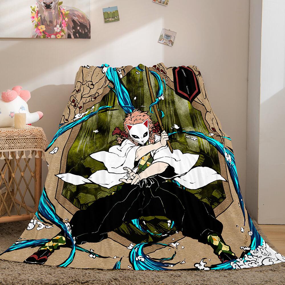 Demon Slayer Flannel Fleece Throw Blanket (Online Order Only)