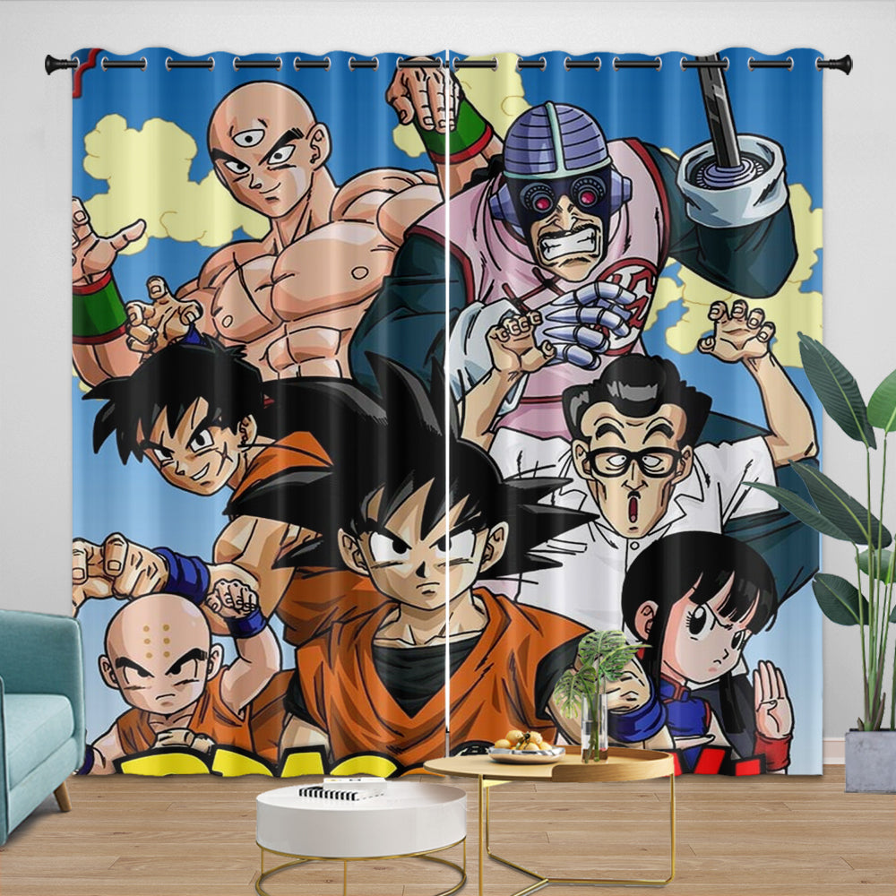Anime Dragon Ball Curtains Kids Blackout Window Drapes (Online Order Only)