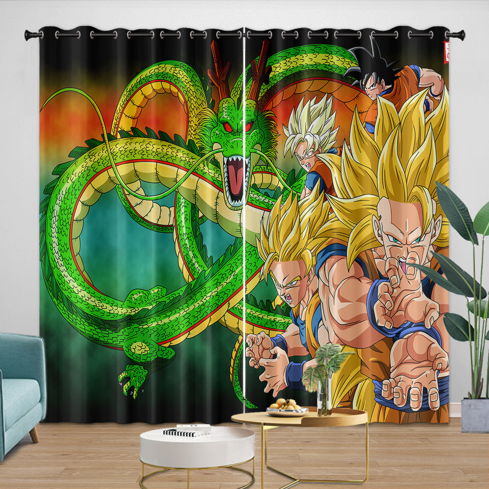 Anime Dragon Ball Curtains Kids Blackout Window Drapes (Online Order Only)