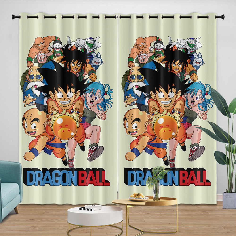 Anime Dragon Ball Curtains Kids Blackout Window Drapes (Online Order Only)