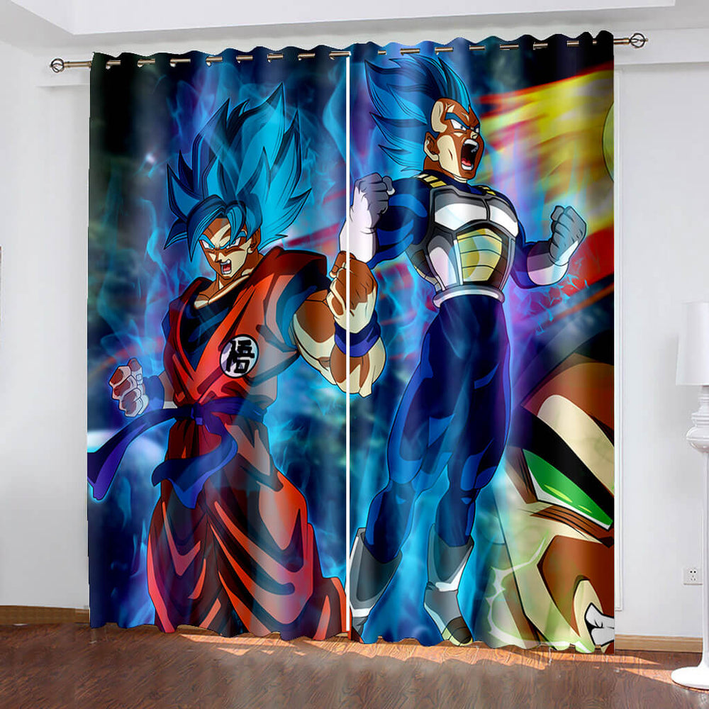 Anime Dragon Ball Curtains Pattern Blackout Window Drapes (Online Order Only)