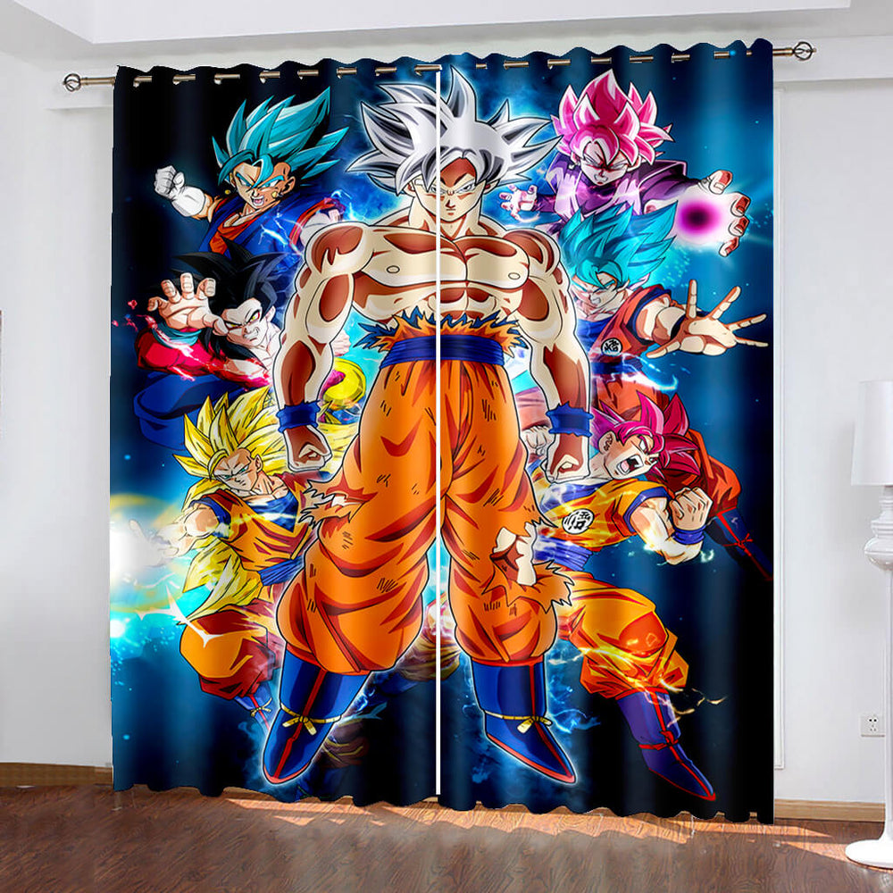 Anime Dragon Ball Curtains Kids Blackout Window Drapes (Online Order Only)