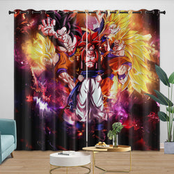 Anime Dragon Ball Curtains Pattern Kids Blackout Window Drapes (Online Order Only)