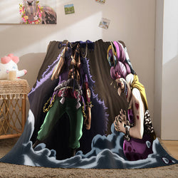 Anime ONE PIECE Cosplay Soft Flannel Fleece Throw Blanket Bedding Sets (Online Order Only)
