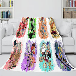 Anime ONE PIECE Throw Flannel Fleece Blanket Soft Cozy Bedding Sets (Online Order Only)